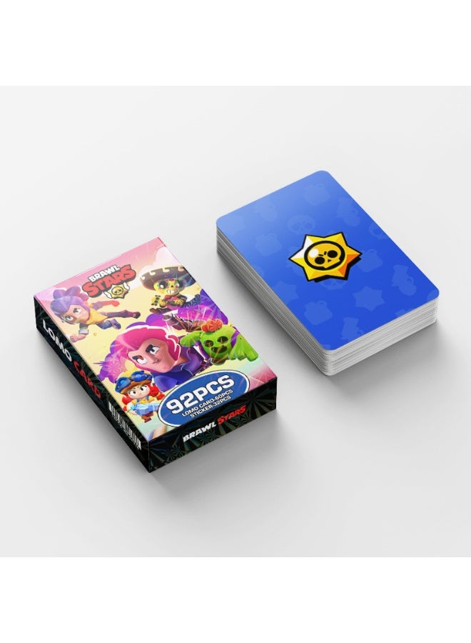 92 Cards Brawl Stars Game Collector Card Photo Card Mini Sticker Lomo Card - Image 3